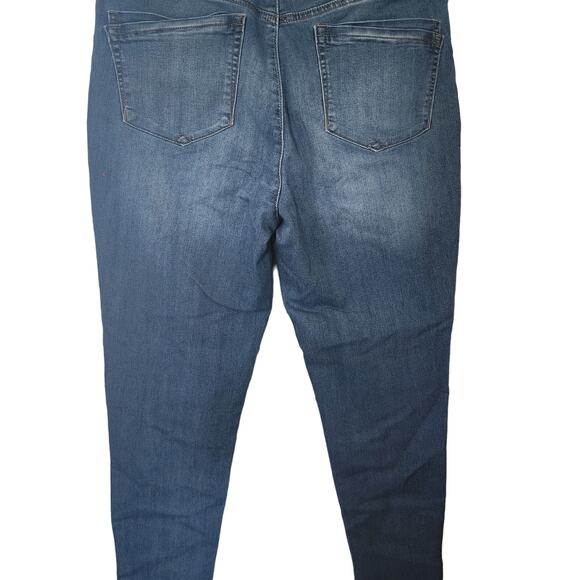 Democracy ab technology blue jeans Tapered legs size 14 - Picture 3 of 6